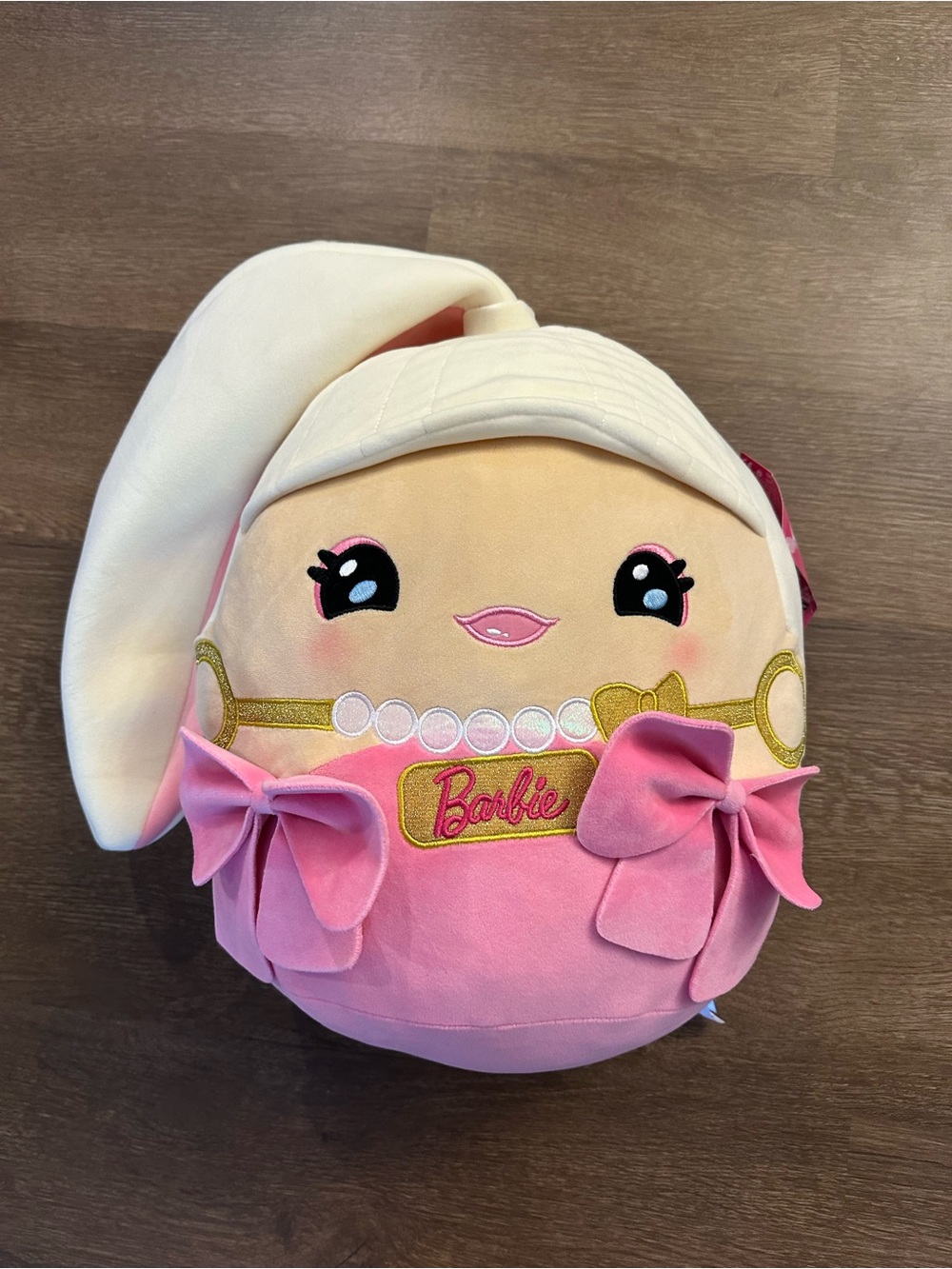 Barbie squishmallow-style plush